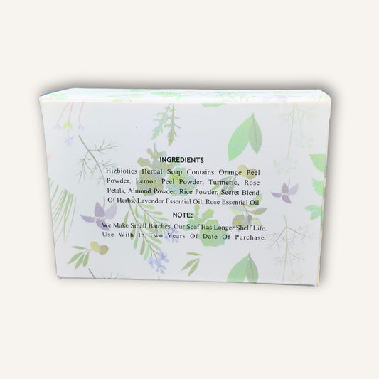 Hizbiotics Herbal Soap – Natural Herbal Glow & Skin Care Soap