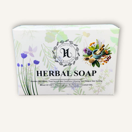 Hizbiotics Herbal Soap – Natural Herbal Glow & Skin Care Soap