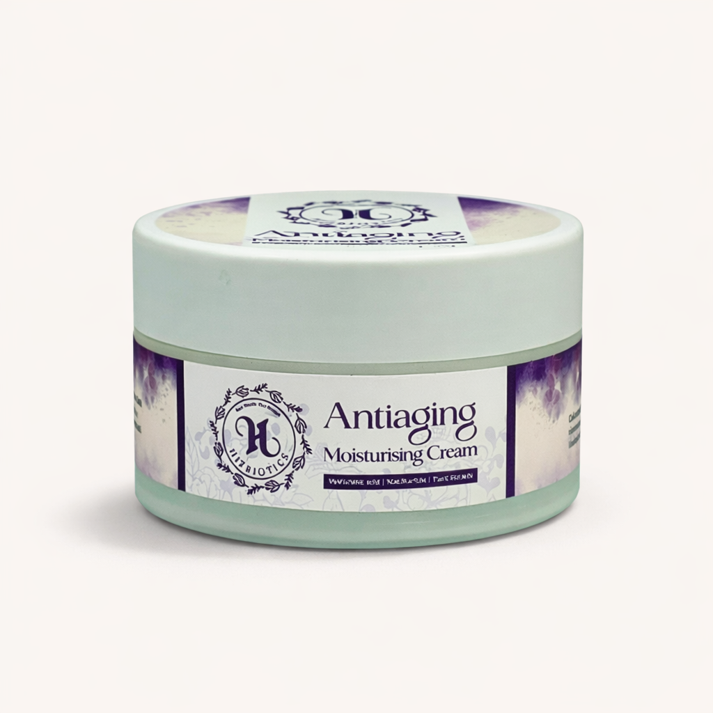 Hizbiotics Antiaging Moisturising Cream (75g) – Hyaluronic Acid + Niacinamide